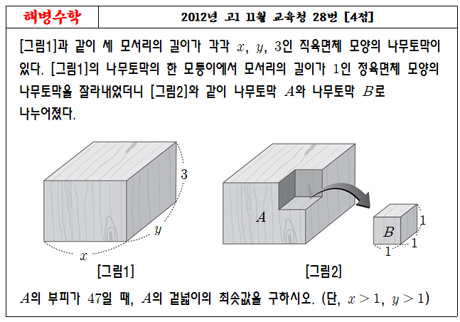 2012년 고1 11월 교육청 28번