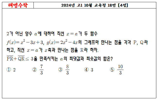 2024년 고1 10월 교육청 18번